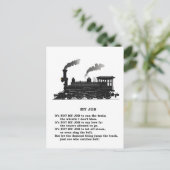 Mijn taak briefkaart (Staand voorkant)