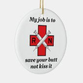 Mijn taak keramisch ornament (Rechts)