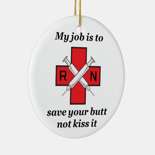 Mijn taak keramisch ornament (Rechts)