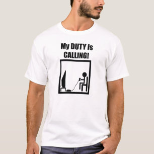 MIJN TAAK ROEPT OP T-SHIRT