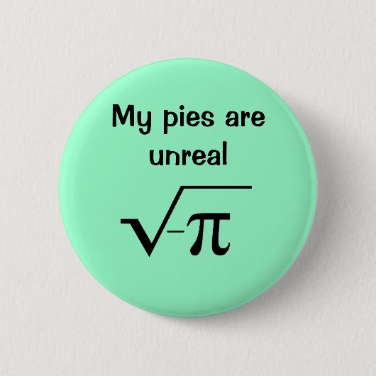 Mijn taarten zijn onecht. ronde button 5,7 cm (Voorkant)