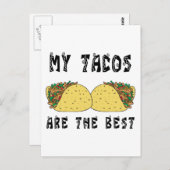 Mijn taco's zijn de beste briefkaart (Voorkant / Achterkant)