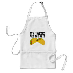 MIJN TACOS ZIJN HET BESTE KEUKENSCHORTEN STANDAARD SCHORT