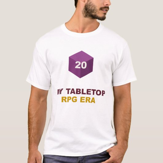 Mijn Tafelblad Rpg Tijdperk T-shirt (Voorkant)