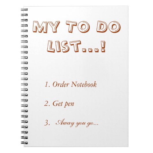 Mijn takenlijst notitieboek (Voorkant)