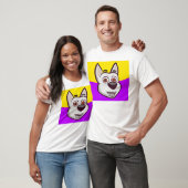 Mijn Talking Dog Charlie T-shirt voor man paars (Unisex)