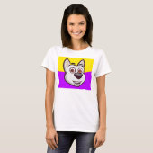 Mijn Talking Dog Charlie T-shirt voor meisjes (paa (Voorkant volledig)