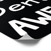 Mijn tandarts is Geweldige Poster (Hoek)