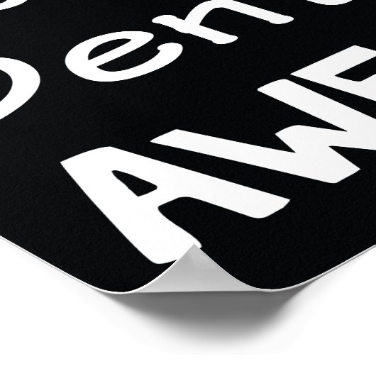 Mijn tandarts is Geweldige Poster (Hoek)