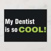 Mijn tandarts is zo cool Briefkaart (Voorkant)