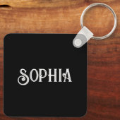 Mijn tandarts vertelde me dat ik een kroongeborene sleutelhanger (Achterkant)