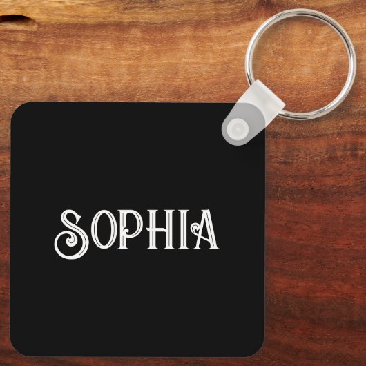 Mijn tandarts vertelde me dat ik een kroongeborene sleutelhanger (Achterkant)