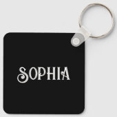 Mijn tandarts vertelde me dat ik een kroongeborene sleutelhanger (Achterkant)