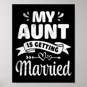Mijn tante gaat trouwen Trouwen Oom Nichte Poster