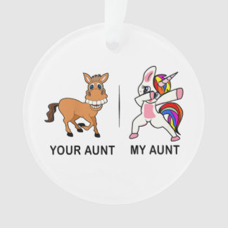 Mijn tante geeft je tante cadeautjes voor tante ornament