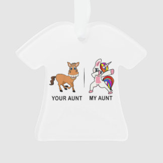 Mijn tante geeft je tante cadeautjes voor tante ornament