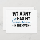 Mijn tante heeft mijn neefje in de oven briefkaart (Voorkant / Achterkant)