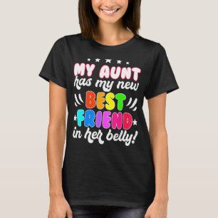 Mijn tante heeft mijn nieuwe beste vriend in haar t-shirt