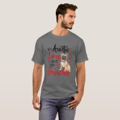 Mijn tante houdt meer van mij dan Frenchie Bulldog T-shirt (Voorkant volledig)