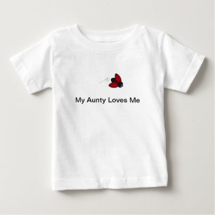 Mijn tante houdt van me Baby T-shirt