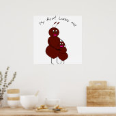 Mijn tante houdt van me Poster (Keuken)