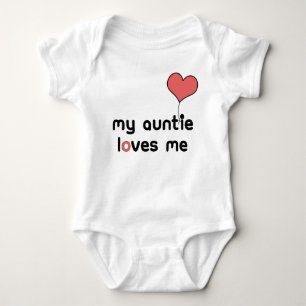 Mijn tante houdt van me Red Heart ballon Romper