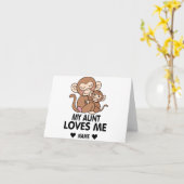 Mijn tante houdt van mij kaart (Gele Bloem)