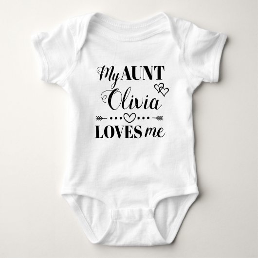 Mijn tante houdt van mij romper (Voorkant)