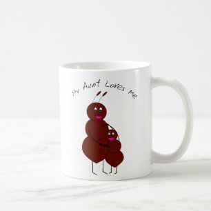 Mijn tante houdt van mij Schattige tante en kind m Koffiemok