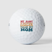 Mijn tante is absoluut cooler dan mijn moeder golfballen (Voorkant)