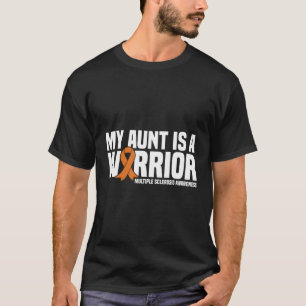 Mijn tante is een krijger MS Multiple Sclerosis Aw T-shirt