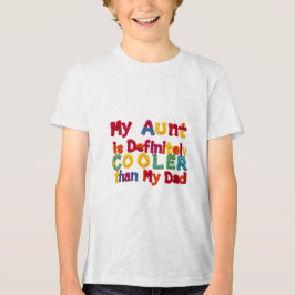 Mijn tante is koeler dan mijn vader Tri-Blend shirt