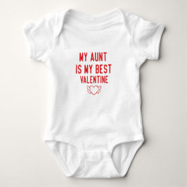 Mijn tante is mijn beste valentijn, Valentijn Baby Romper