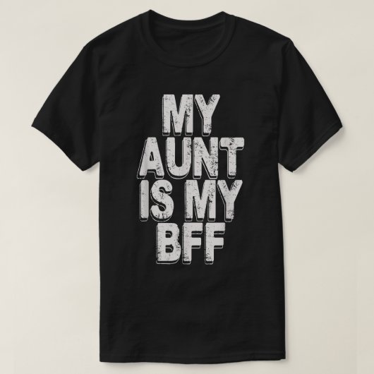 mijn tante is mijn vriend t-shirt (Design voorkant)