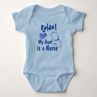 Mijn tante is verpleegster Baby Bodysuit. Romper