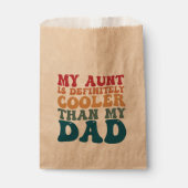 Mijn tante is zeker koeler dan mijn vader bedankzakje (Voorkant)