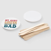 Mijn tante is zeker koeler dan mijn vader handwaaier (Niet-gemonteerd)