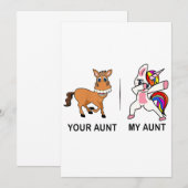 Mijn tante jouw tante cadeaus voor tante  (Voorkant / Achterkant)