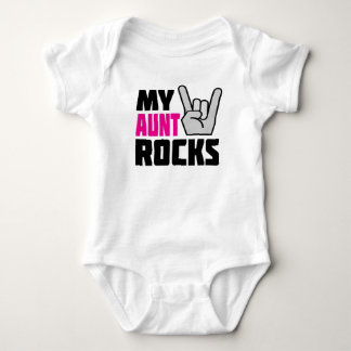 Mijn tante Rocks - grappige baby creeper Romper