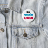 Mijn tante Rocks Ronde Button 5,7 Cm (In situ)