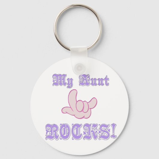 Mijn tante Rocks Sleutelhanger (Voorkant)