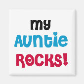 Mijn tante Rocks Tshirts en cadeaus Magneet (Voorkant)