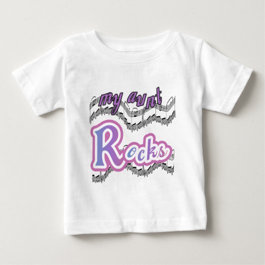 Mijn tante Rocks Tshirts en geschenken (Voorkant)
