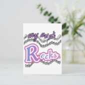 Mijn tante Rocks Tshirts en geschenken Briefkaart (Staand voorkant)