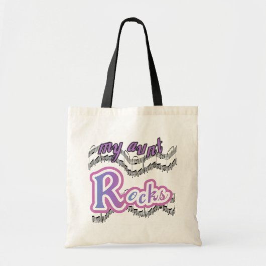Mijn tante Rocks Tshirts en geschenken Tote Bag (Voorkant)