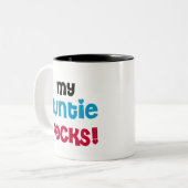 Mijn tante Rocks Tweekleurige Koffiemok (Voorkant links)