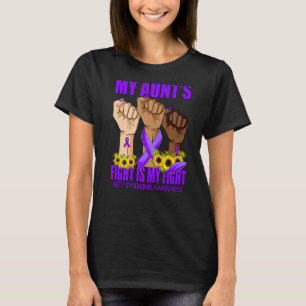 Mijn tante vecht is mijn strijdlustig syndroom.. t-shirt