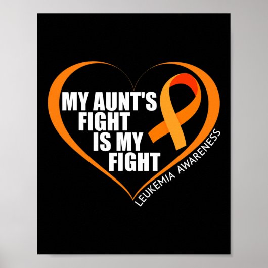 Mijn tante vecht tegen leukemie.. poster (Voorkant)