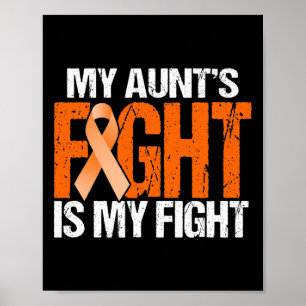 Mijn tantes gevecht is mijn gevecht tegen leukemie poster