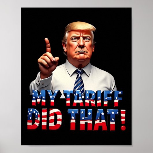 Mijn tarief deed dat Shirt protestverklaring T-shi Poster (Voorkant)